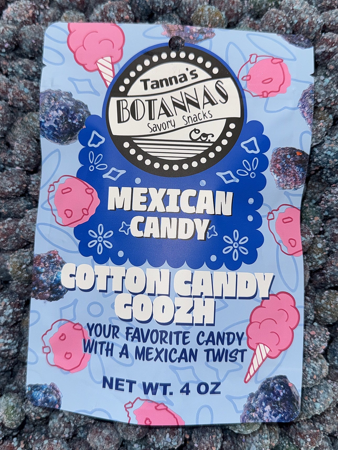 Cotton Candy Goozh 4oz wholesale case